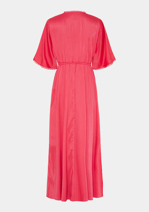 I SAY Melba Long Dress Dresses 431 Raspberry