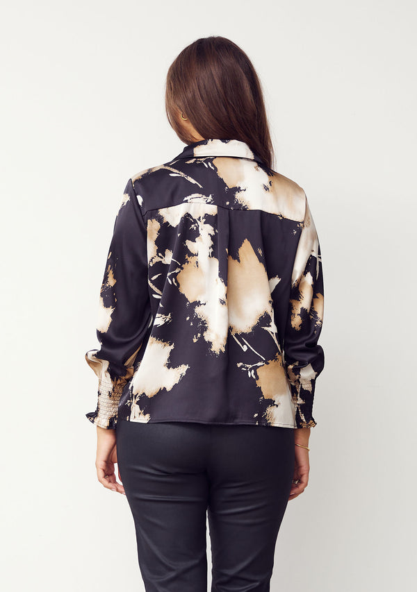 I SAY Melba Printed Blouse Blouses N07 Golden Dream