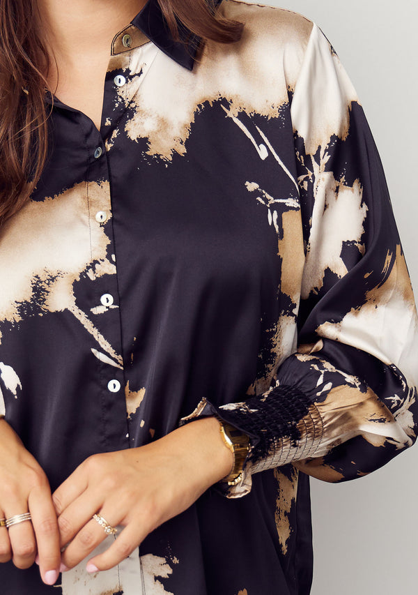 I SAY Melba Printed Blouse Blouses N07 Golden Dream