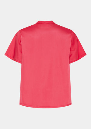 I SAY Melba V-Neck Blouse Blouses 431 Raspberry