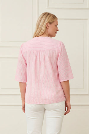 I SAY Mila s/s Blouse Blouses N29 Pinky Stripe