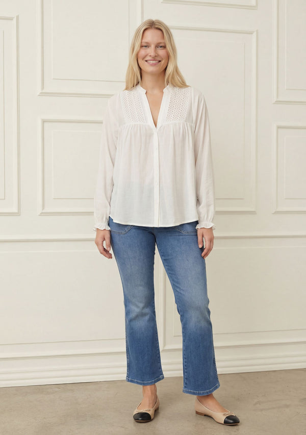 I SAY Mist Shirt Shirts 101 Broken White