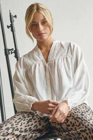 I SAY Mist Shirt Shirts 101 Broken White