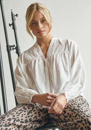 I SAY Mist Shirt Shirts 101 Broken White