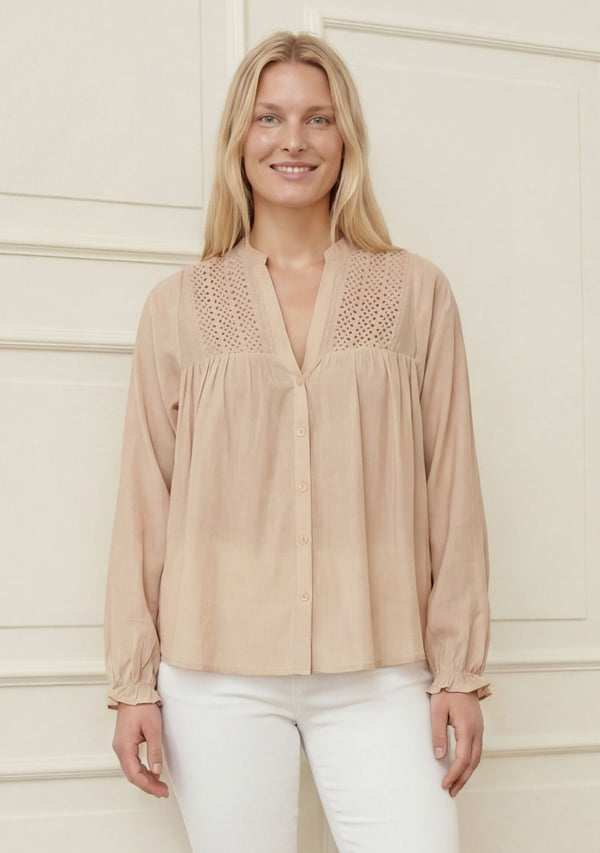 I SAY Mist Shirt Shirts 330 Vanilla