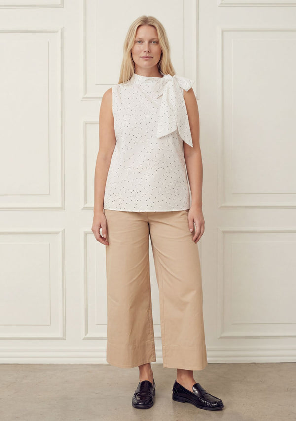 I SAY Molly Top Tops L89 White w/Black