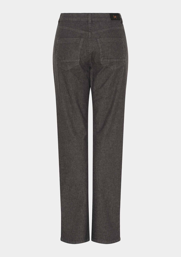 I SAY Monza Long Striped Pant Pants M29 Potato w/Black Stripe