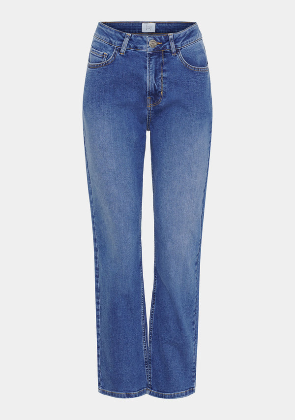 I SAY Monza Straight Jeans Pants 679 Light Blue Denim