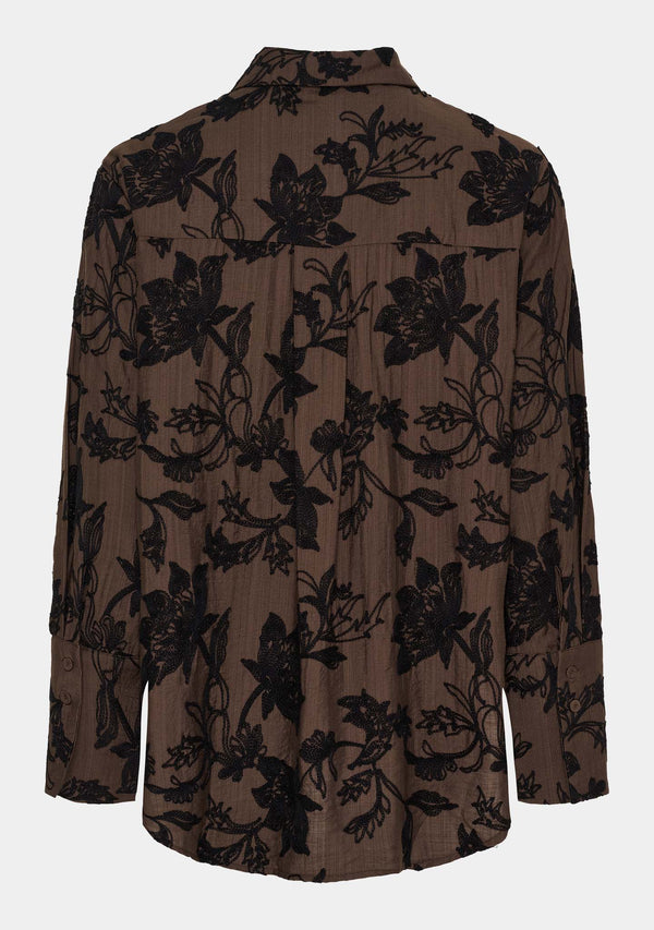 I SAY Nimi Shirt Shirts 356 Dark brown