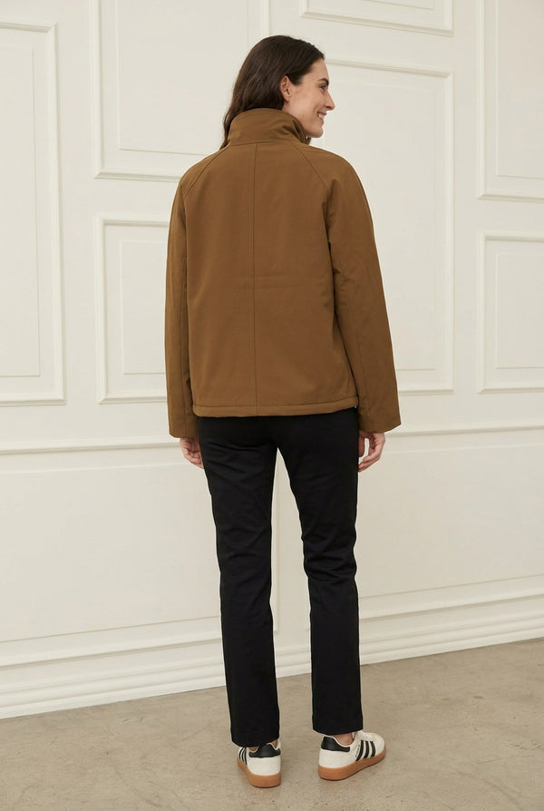 I SAY Noa Jacket Outerwear 314 Toffee