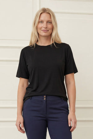 I SAY Nugga Basic O-Neck T-Shirt Basics 900 Black