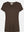 I SAY Nugga V-Neck T-Shirt Basics 356 Dark brown