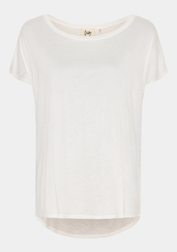 I SAY Nugga Viscose T-Shirt Basics 101 Broken White