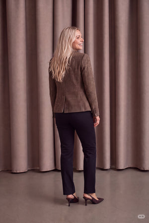 I SAY Oda Blazer Jackets N60 Brown Herringbone