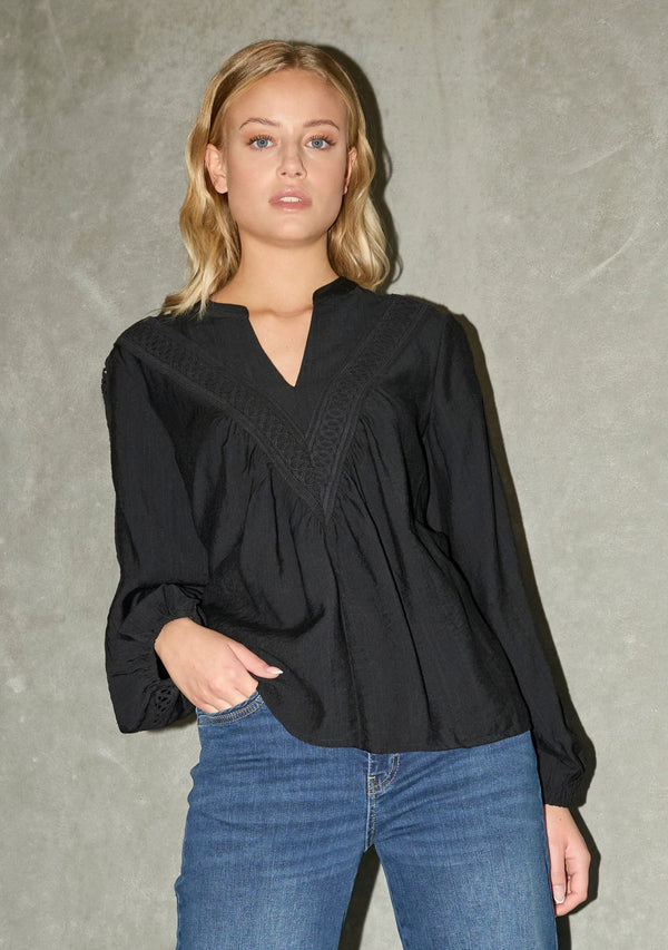 I SAY Ofia Blouse Blouses 900 Black