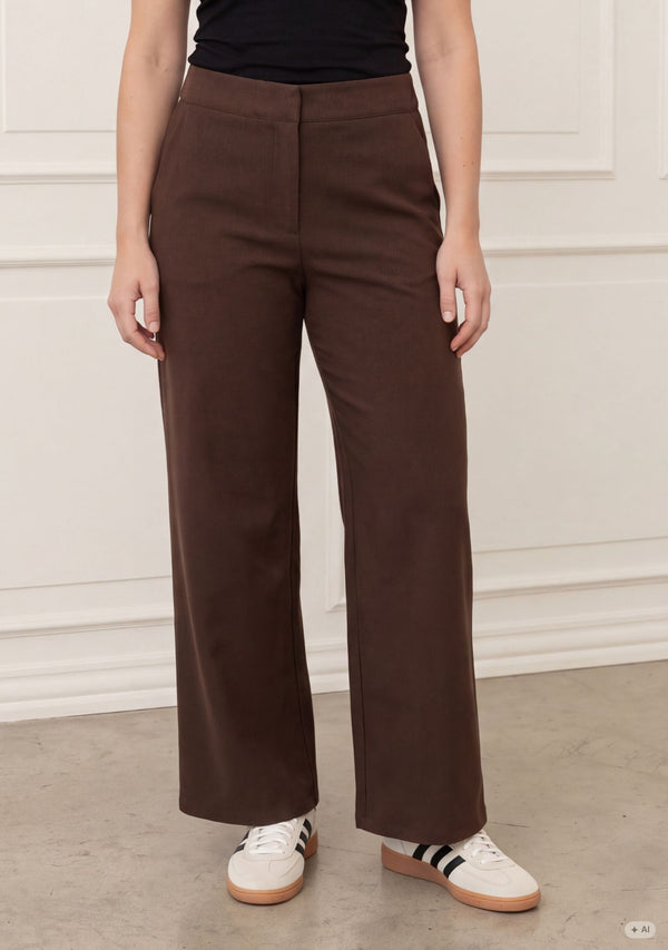 I SAY Ova Pocket Pant Pants 304 Brown