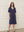 I SAY Pearl Baloon Sleeve Dress Dresses 640 Navy