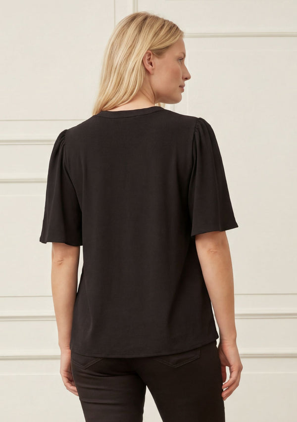 I SAY Pearl Blouse Blouses 900 Black