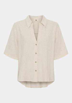 I SAY Pearl s/s Shirt Shirts 112 Sand