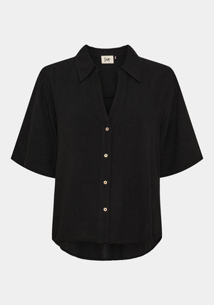 I SAY Pearl s/s Shirt Shirts 900 Black