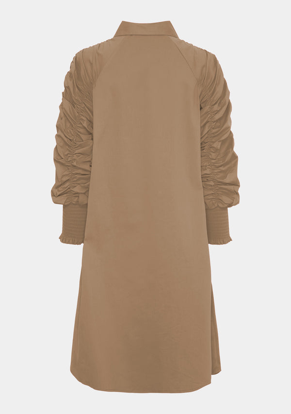 I SAY Sigga Deco Dress Dresses 102 Camel