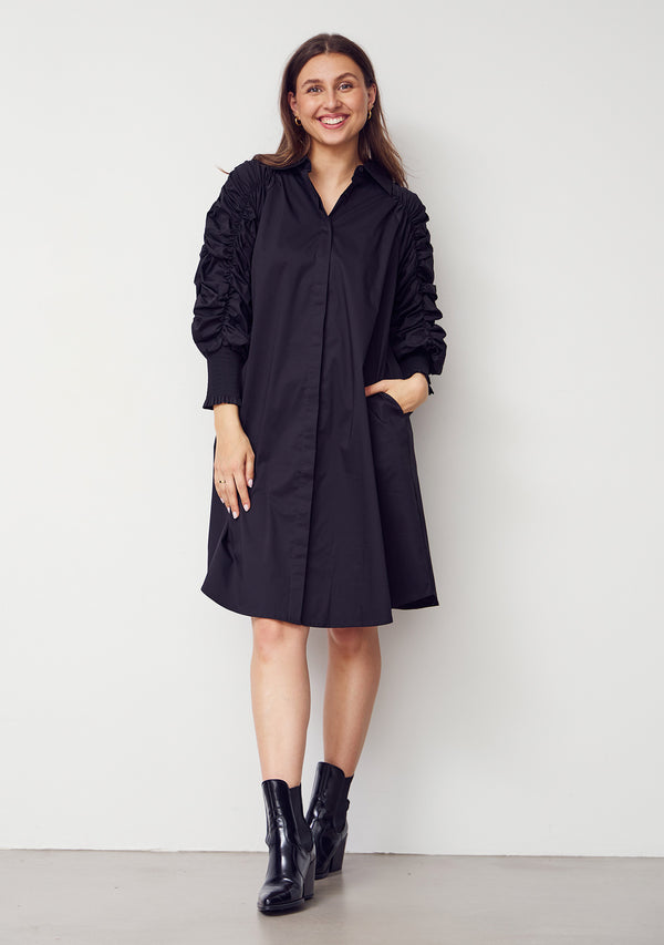 I SAY Sigga Deco Dress Dresses 900 Black