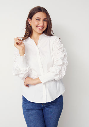 I SAY Sigga Deco Shirt Shirts 100 White