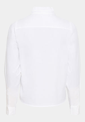 I SAY Sigga Flounce Shirt Shirts 100 White