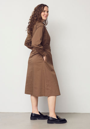I SAY Sigga Shirt Dress Dresses 391 Cafe Latte