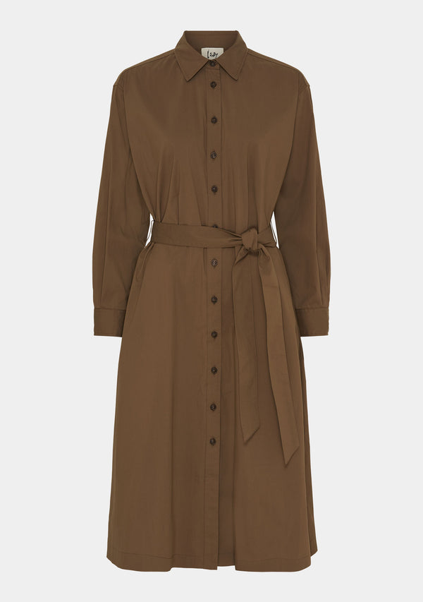 I SAY Sigga Shirt Dress Dresses 391 Cafe Latte