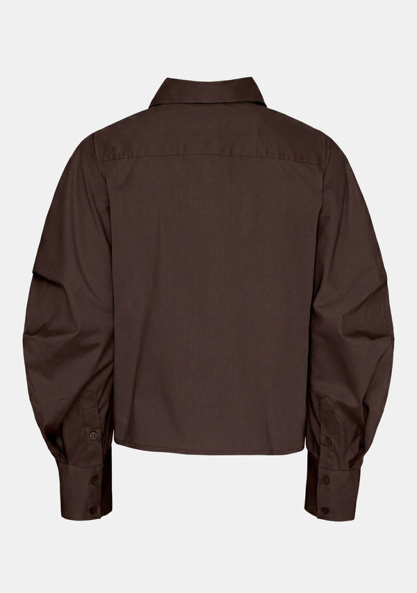 I SAY Sigga Sleeve Shirt Shirts 356 Dark brown