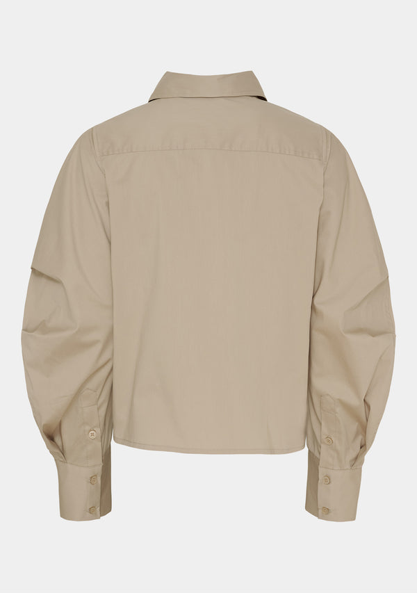 I SAY Sigga Sleeve Shirt Shirts 366 Light Taupe