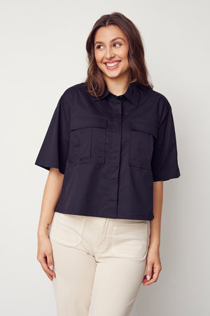 I SAY Sigga s/s Shirt Shirts 900 Black