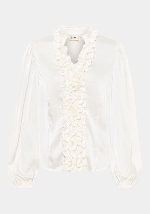 I SAY Steff Blouse Blouses 101 Broken White