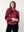 I SAY Tanna Printed Blouse Blouses M97 Black On Red