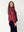 I SAY Tanna Printed Blouse Blouses M97 Black On Red