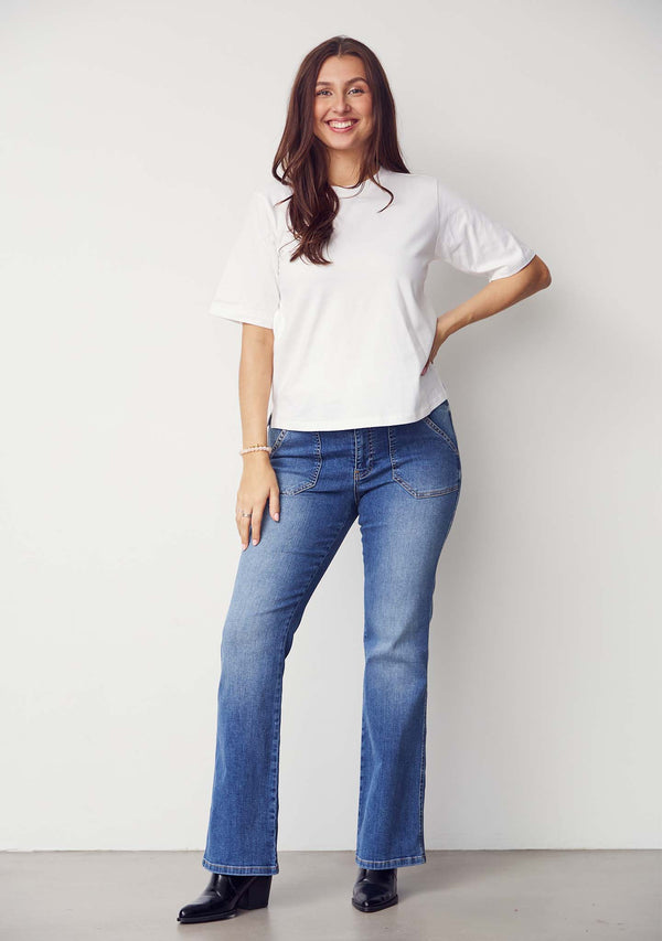 I SAY Tinni Basic T-Shirt T-Shirts 100 White