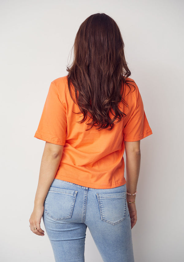 I SAY Tinni Basic T-Shirt T-Shirts 245 Warm Orange