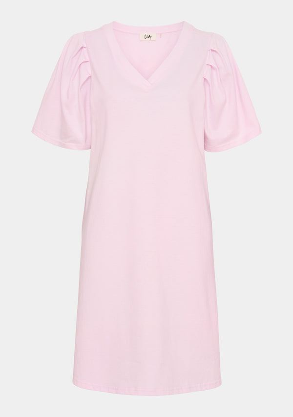 I SAY Tinni V-Neck Dress Dresses 516 Pink