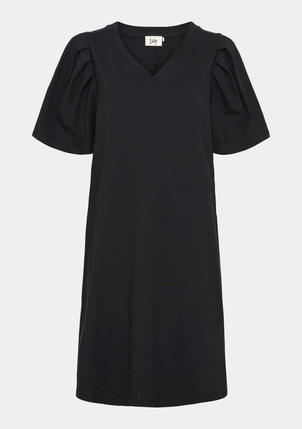 I SAY Tinni V-Neck Dress Dresses 900 Black