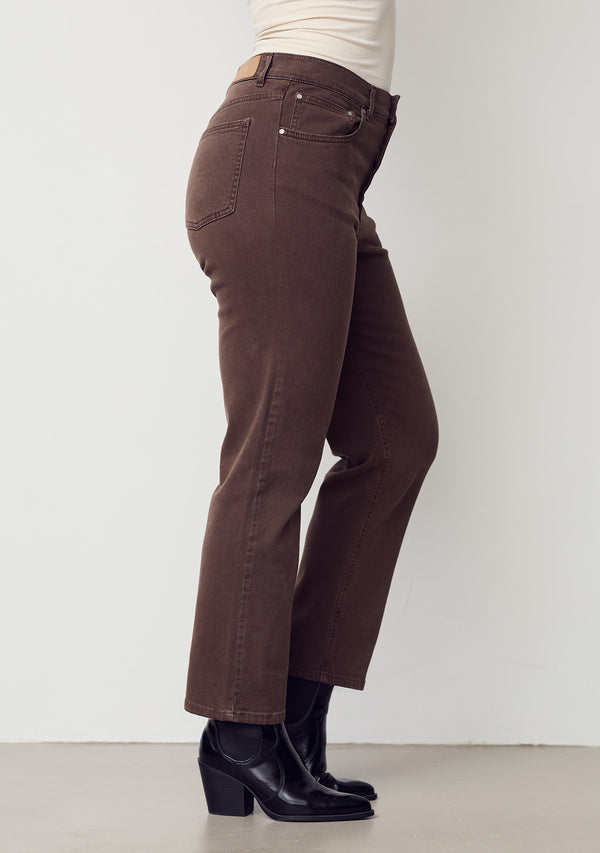 I SAY Torino Cropped Pant Pants 971 Mole