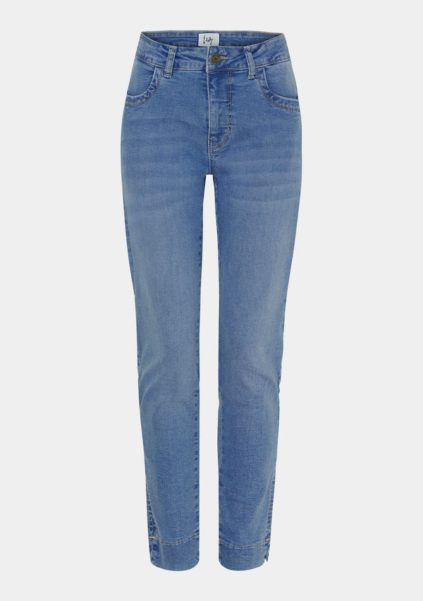 I SAY Verona Basic Jeans Pants 622 Bright Blue Denim