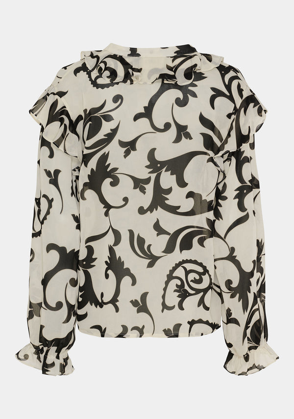 I SAY Vibse Flounce Blouse Blouses C60 Empire