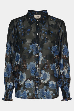I SAY Vibse Shirt Shirts N44 Flower Border