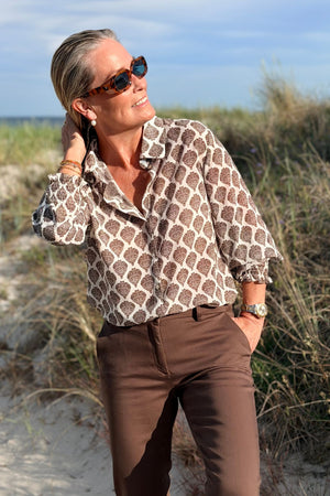 I SAY Vibse Shirt Shirts N85 Heritage Damask