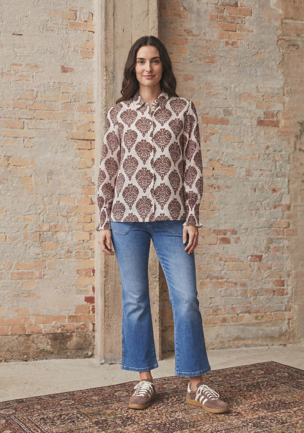 I SAY Vibse Shirt Shirts N85 Heritage Damask