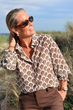 I SAY Vibse Shirt Shirts N85 Heritage Damask