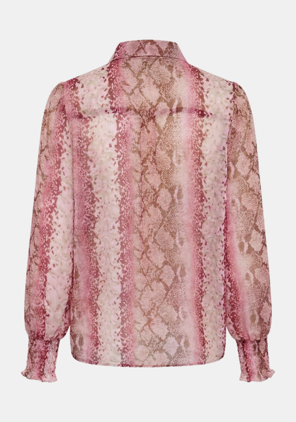 I SAY Vibse Shirt Shirts N86 Rose Snake