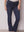 I SAY Como Long Flare Jeans Pants 662 Dark denim