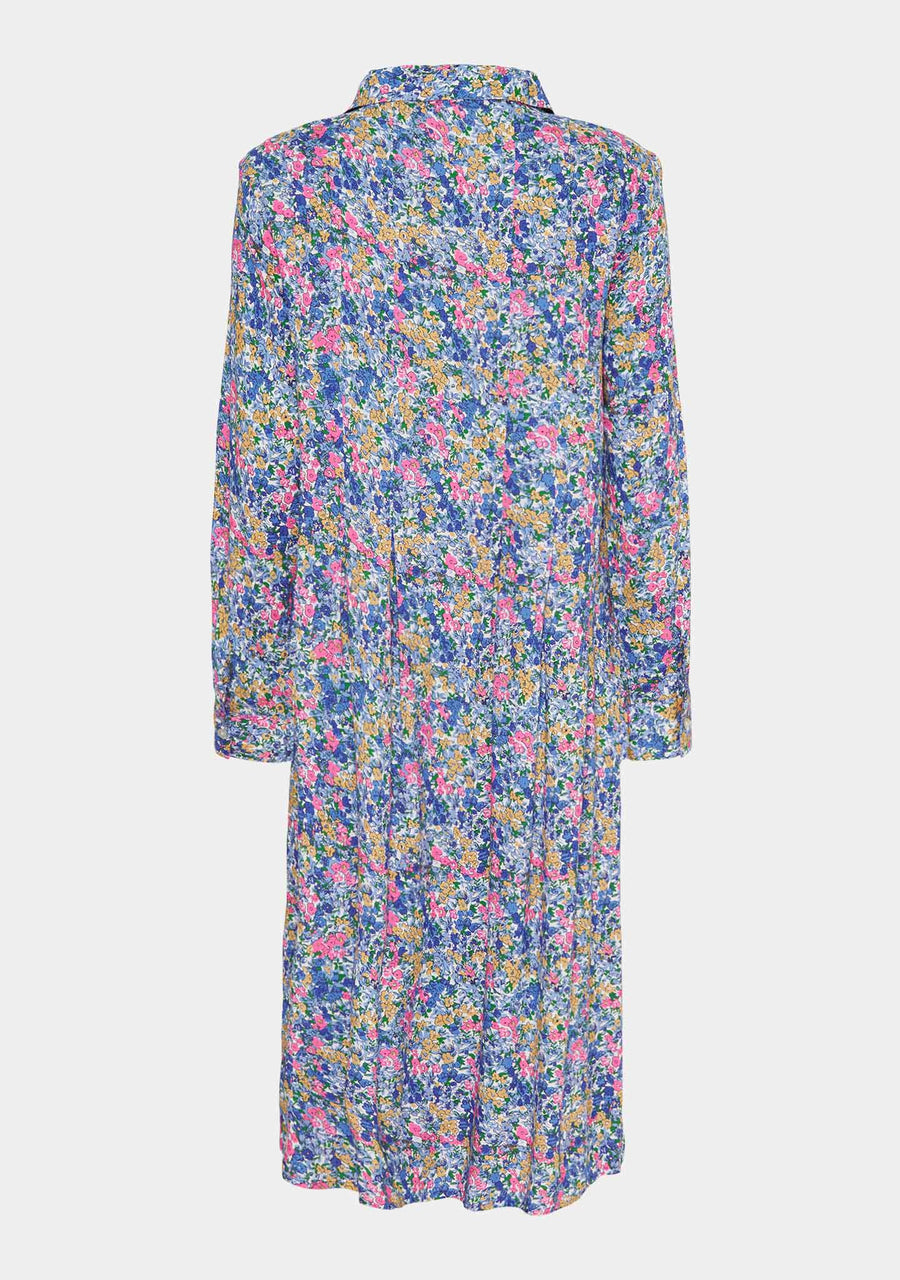 I SAY Annica Button Dress Dresses 095 Summer Flower